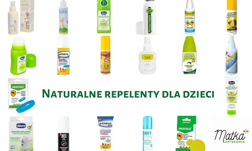 Naturalne repelenty dla dzieci: co to jest? Różnorodne spraye, roll-ony i plastry chroniące przed komarami i meszkami.