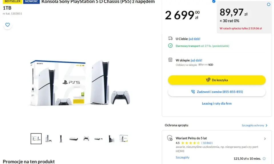 Ile kosztuje PS5? Pełny koszt zakupu i utrzymania konsoli