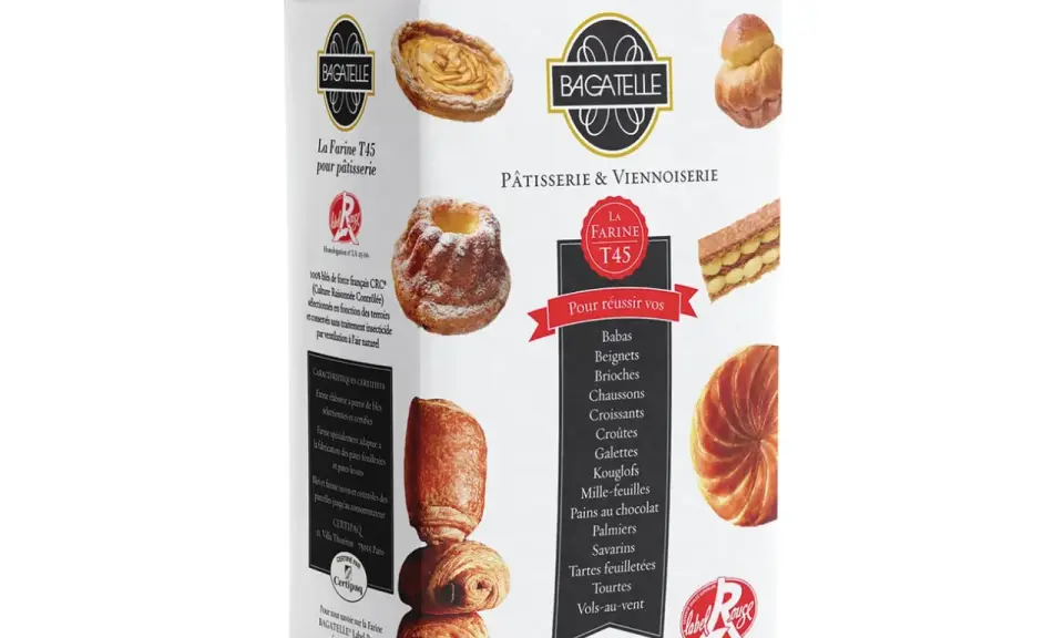 Farine Bagatelle T45 pour pâtisserie et viennoiserie. Découvrez ce qu'est la farine de gruau T45, idéale pour réussir Babas, Brioches, Croissants et autres délices.