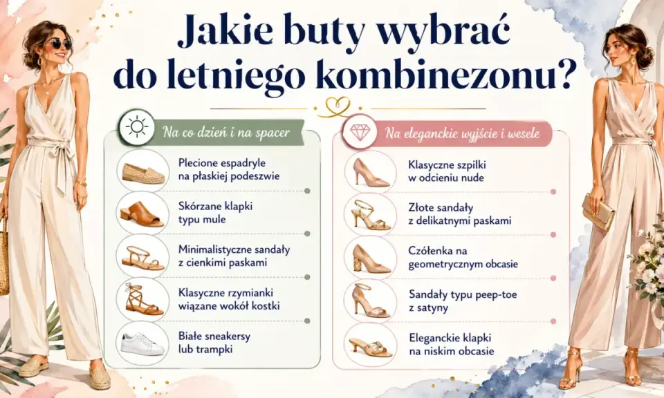 Stylizacje z letnim kombinezonem: od espadryli po eleganckie szpilki. Idealne buty do kombinezonu na każdą okazję.