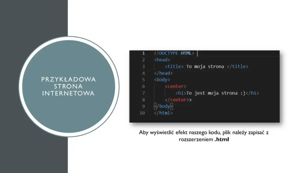 HTML w Notatniku: Zrób stronę i podstronę od zera!