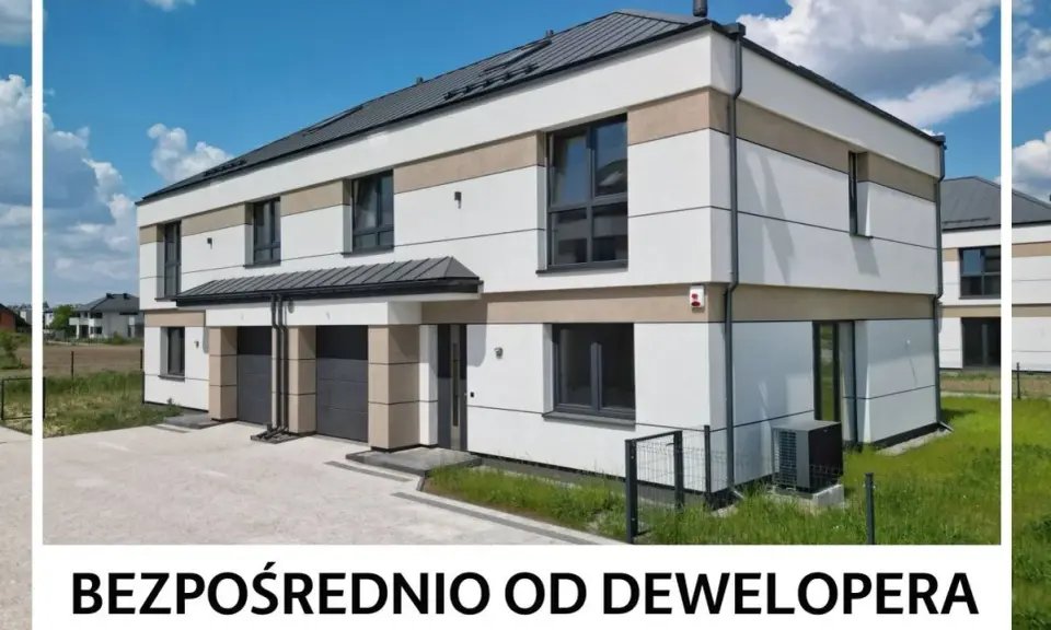 Nowoczesne segmenty z garażami, cichy dom za furtką, idealne miejsce na spokojne życie.
