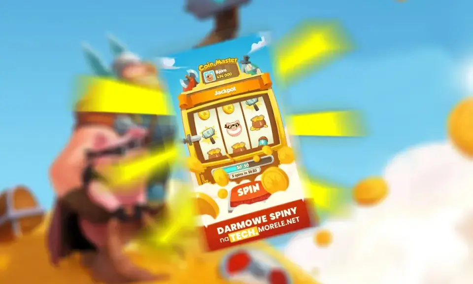 Gra Coin Master z automatem do gry i darmowymi spinami. Kręcenia coin master przynoszą wygrane!