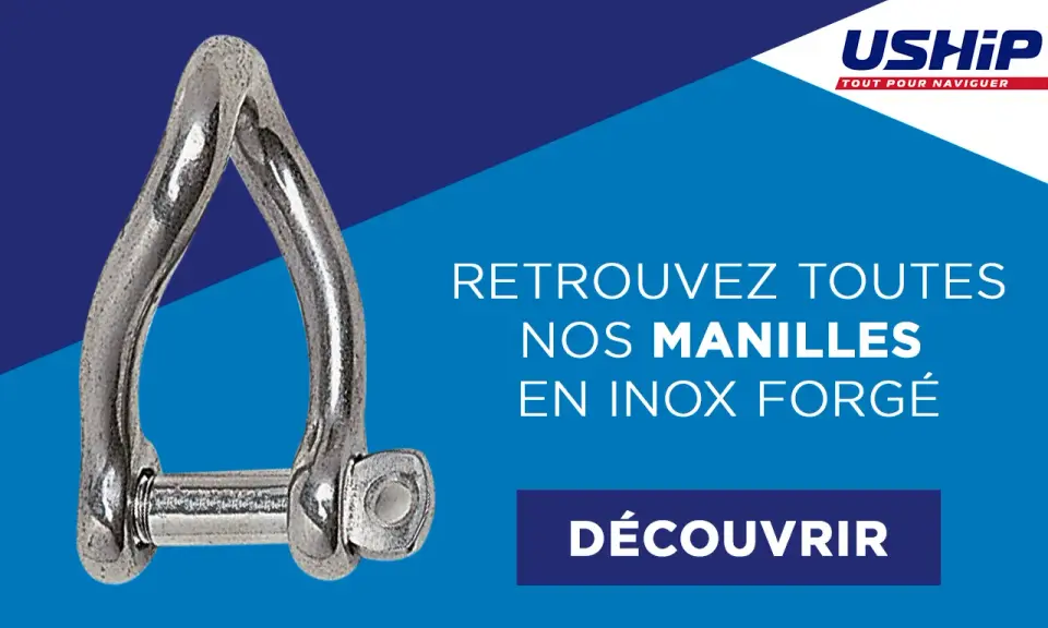 Une manille en inox forgé, solide et fiable, prête à l'emploi. Découvrez notre sélection.