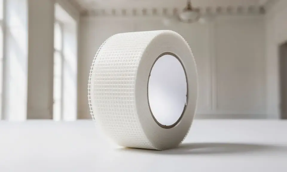 Rouleau de bande de calicot pour la jonction mur plafond. Idéal pour les finitions intérieures.