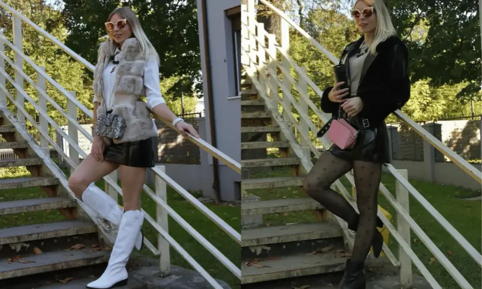 Jakie rajstopy do skórzanej spódnicy wybrać, aby wyglądać stylowo?