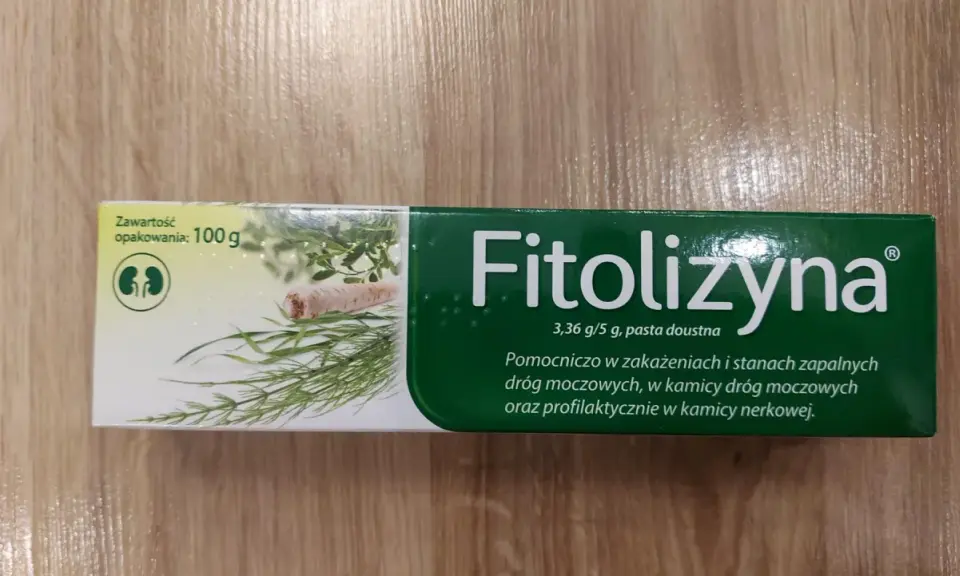 Fitolizyna pasta doustna 100g. Pomocniczo w zakażeniach dróg moczowych i kamicy. Czy pasta czy tabletki?