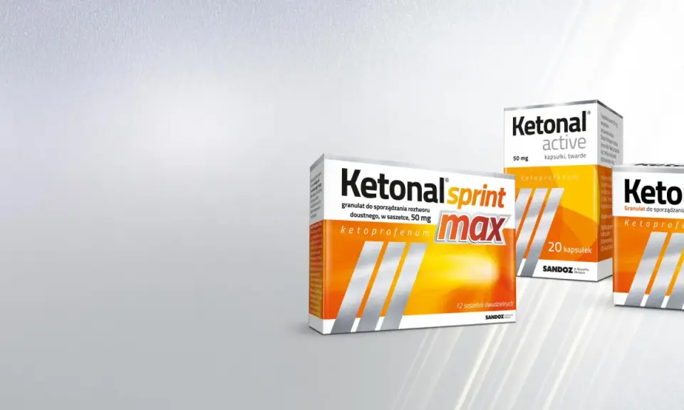 Ketonal Sprint Max i Ketonal Active to leki na ból i stan zapalny, zawierające ketoprofen.