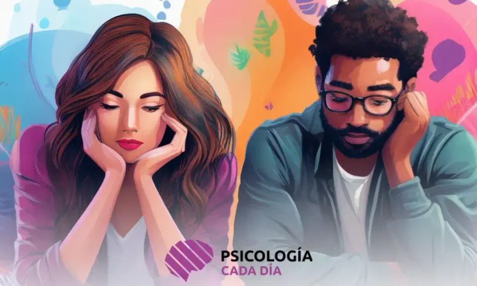 Pareja pensativa, reflejando la complejidad de qué es la codependencia y cómo afecta las relaciones.