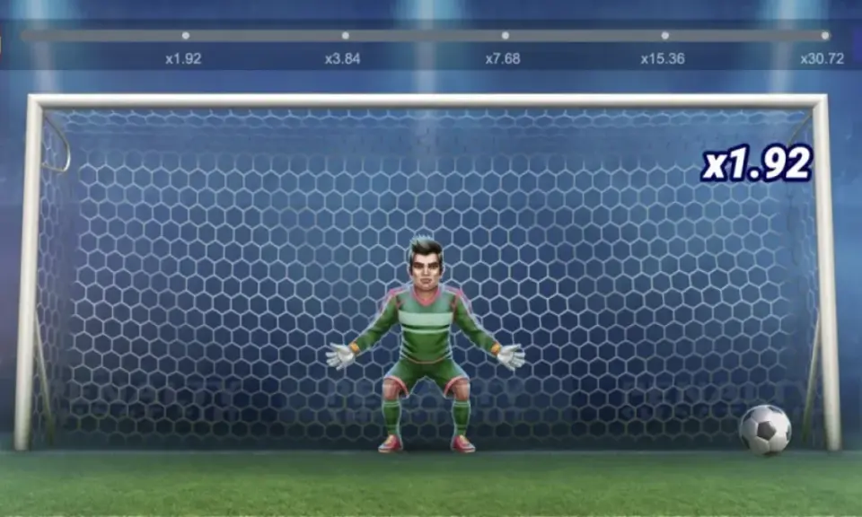 El juego de penaltis en el móvil: en el navegador