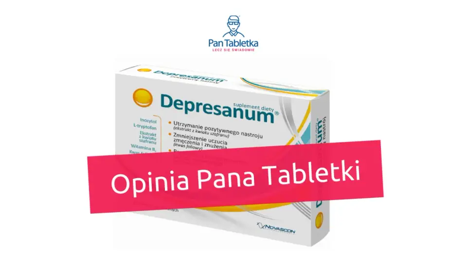 Depresanum - suplement diety, który może pomóc w utrzymaniu pozytywnego nastroju. Dostępne tabletki antydepresyjne bez recepty.