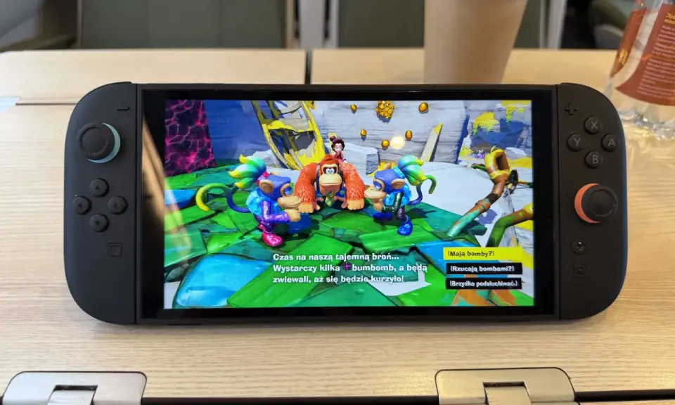 Gry Nintendo po polsku: Donkey Kong i jego przyjaciele w akcji na Switchu.