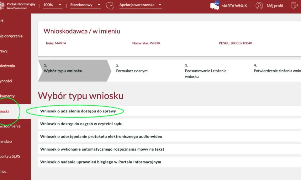 E-Sąd: Jak sprawdzić sprawę? Kod dostępu, statusy i sprzeciw