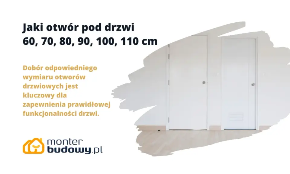 Jaki otwór pod drzwi 80 cm? Dobór wymiaru otworów drzwiowych jest kluczowy dla funkcjonalności. Dwie białe drzwi w jasnym wnętrzu.