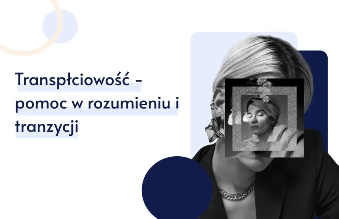 Kto to jest osoba transpłciowa? Grafika przedstawia portret osoby, której tożsamość płciowa różni się od płci przypisanej przy urodzeniu.