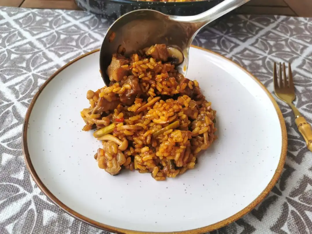 Arroz con secreto ibérico - Claves para el punto y sabor perfectos