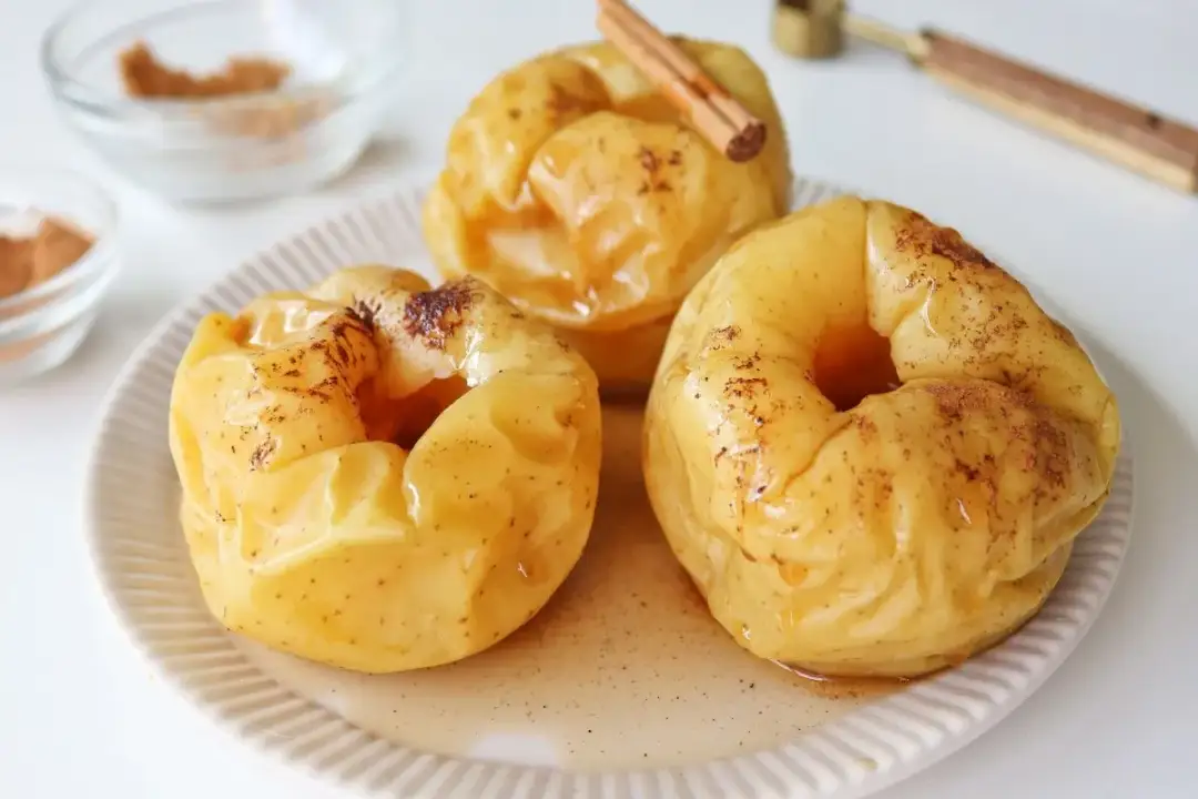 Manzana asada en microondas - Cómo lograr que siempre quede tierna