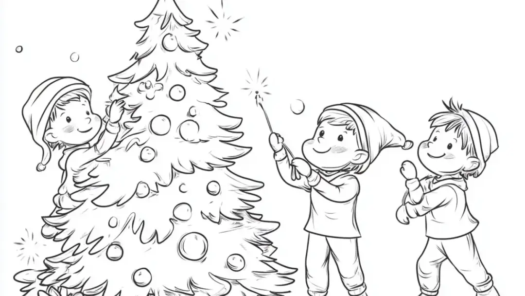 Weihnachten malen: Einfache Motive für Anfänger & Kinder