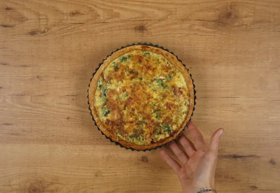 Quiche de espinacas - Claves para una masa crujiente y firme