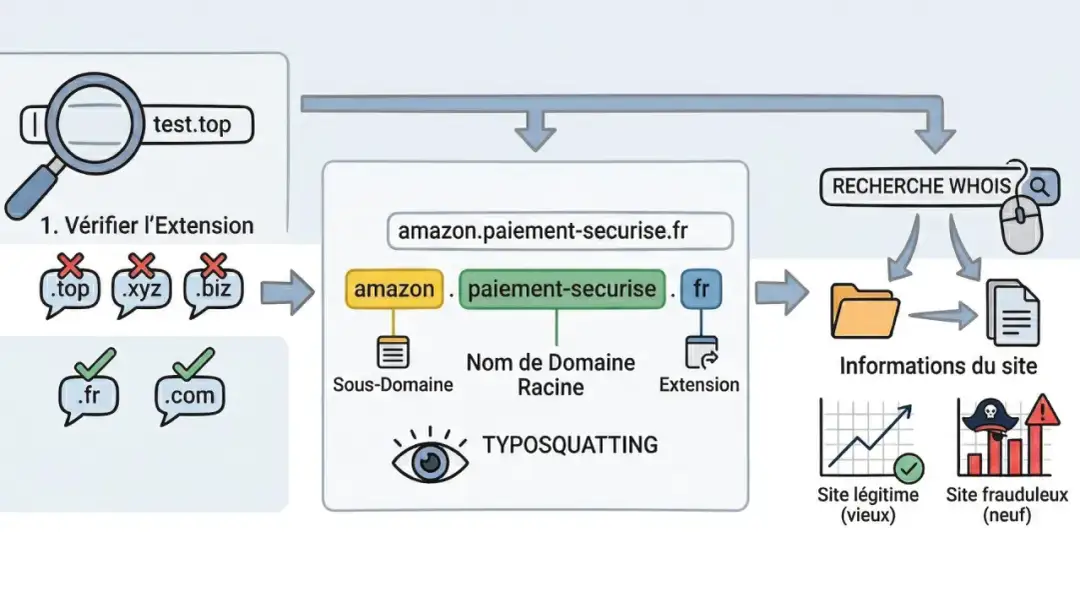 Site frauduleux - Comment vérifier un site avant d'acheter ?