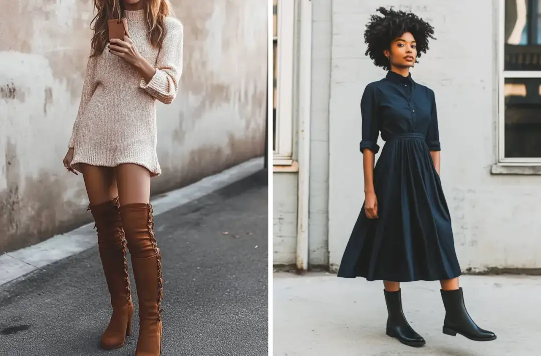 Vestidos de fiesta con botines - Claves para un look elegante y cómodo