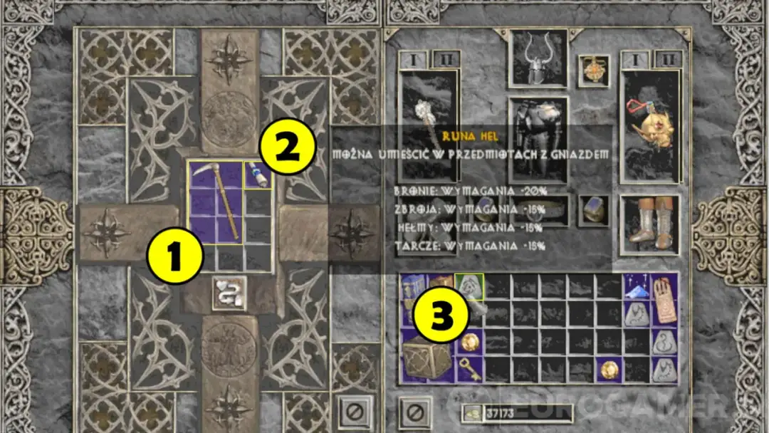 Diablo 2: Jak wyjąć klejnot? Runa Hel odzyskaj przedmiot!