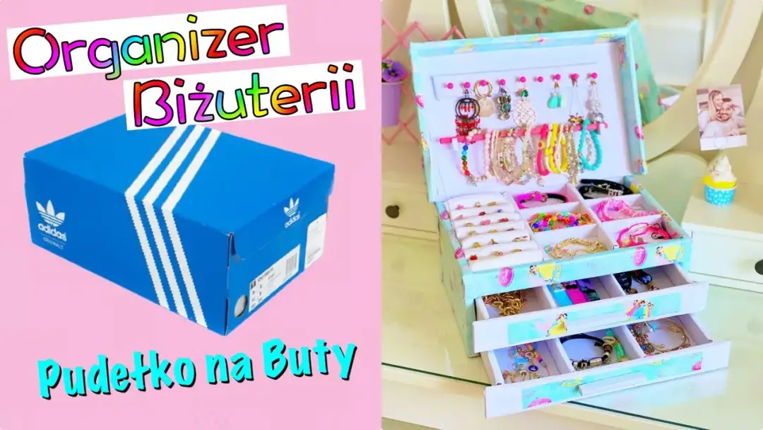 Jak zrobić pudełko na biżuterię z pudełka po butach w prosty sposób