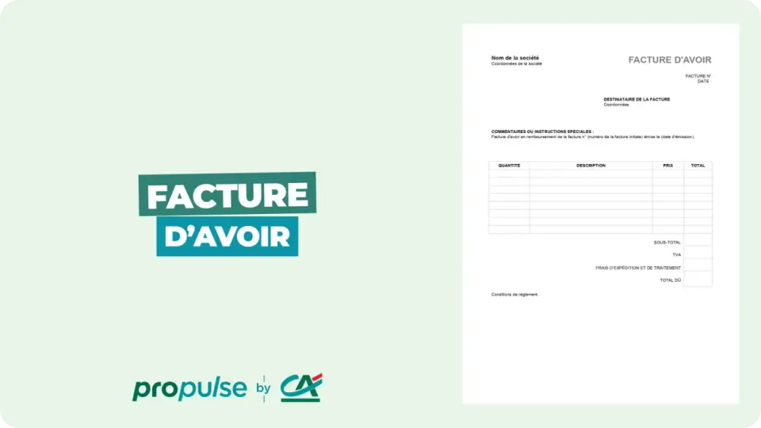Note d'avoir - Comment bien corriger une facture et gérer la TVA ?