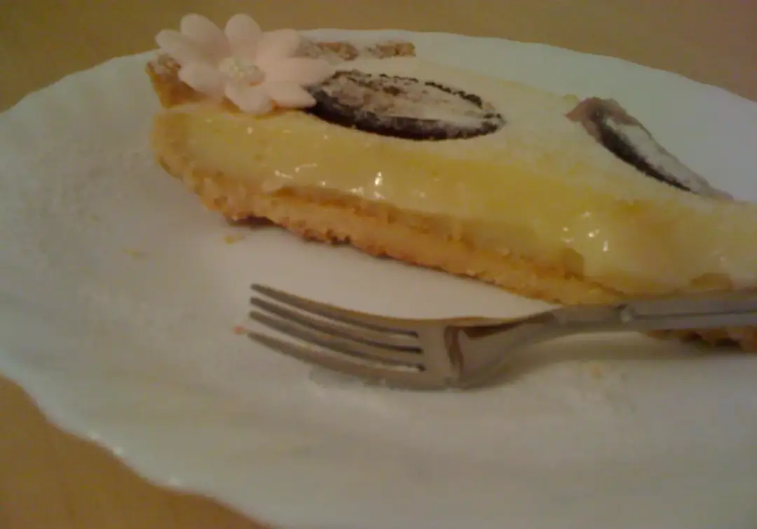 Tarta z kremem patissiere - aksamitny krem, kruchy spód, bez wpadek