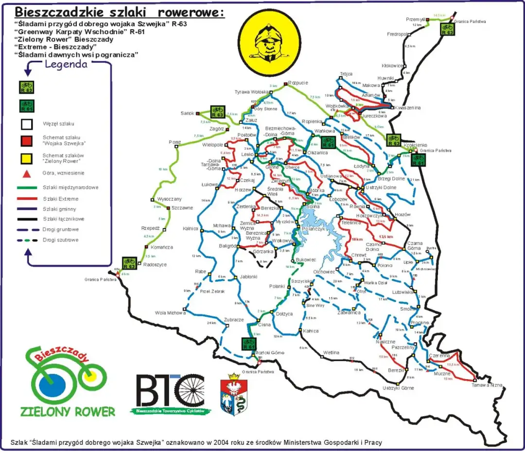 Bieszczady trasy rowerowe mapa – znajdź najlepsze szlaki na rower