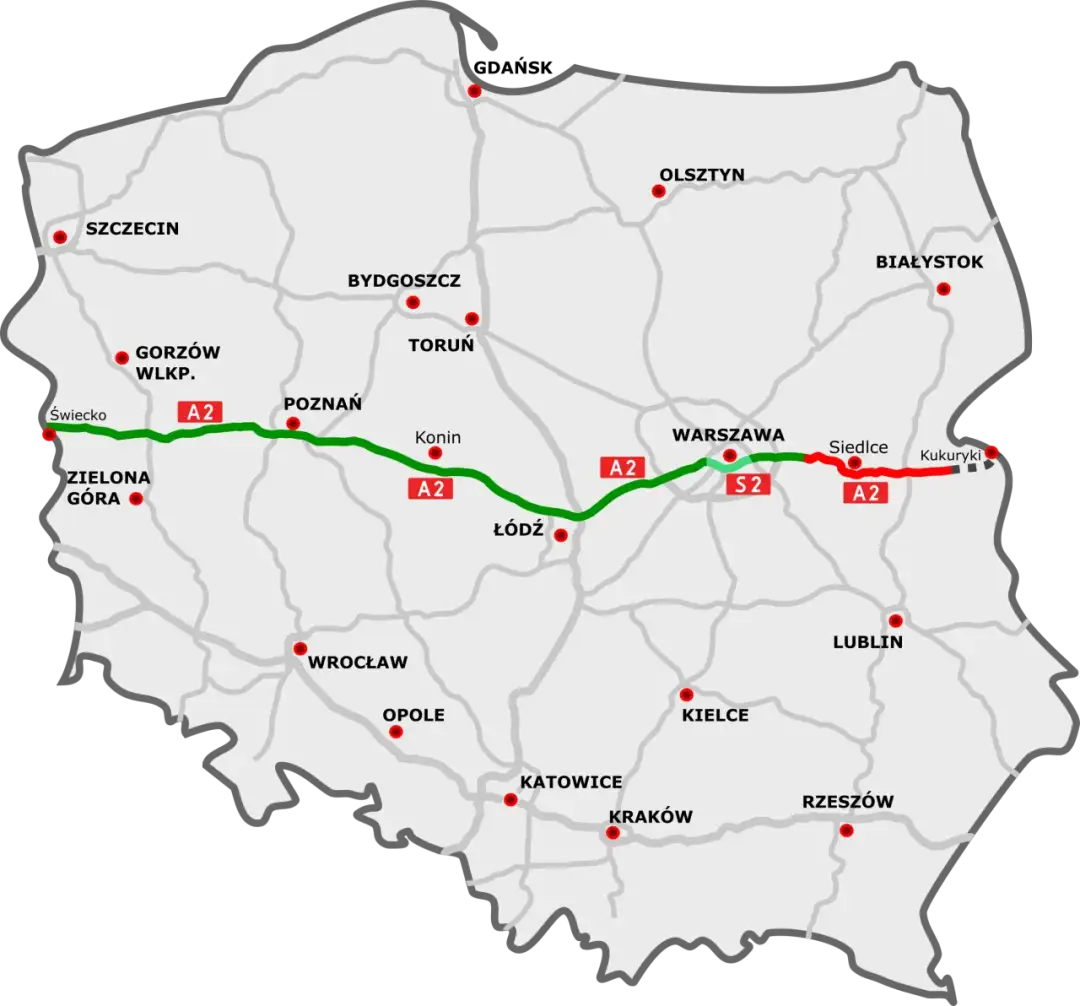 Autostrada A2 jakie odcinki płatne - uniknij zbędnych kosztów