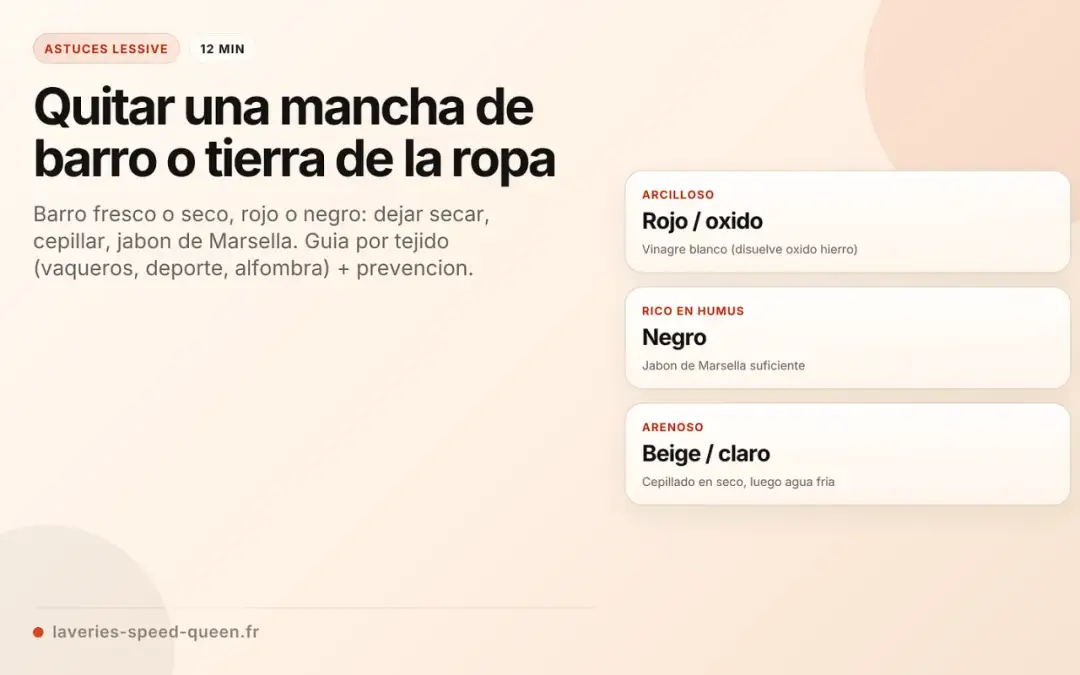 Cómo quitar manchas de barro de ropa y calzado - Sin dejar cerco