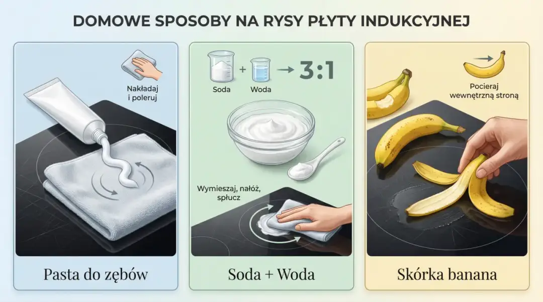 Jak usunąć rysy z płyty indukcyjnej? Domowe i specjalistyczne sposoby