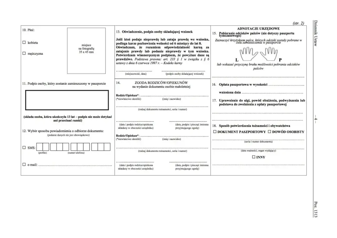 Jak bezbłędnie wypełnić wniosek o paszport: Prosty wzór krok po kroku