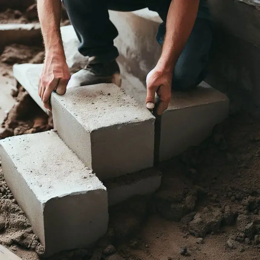 Jak zrobić schody z bloczków betonowych: Instrukcja krok po kroku