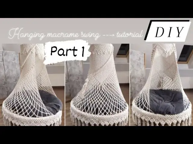 Huśtawka z makramy DIY: Stwórz swój raj poradnik krok po kroku