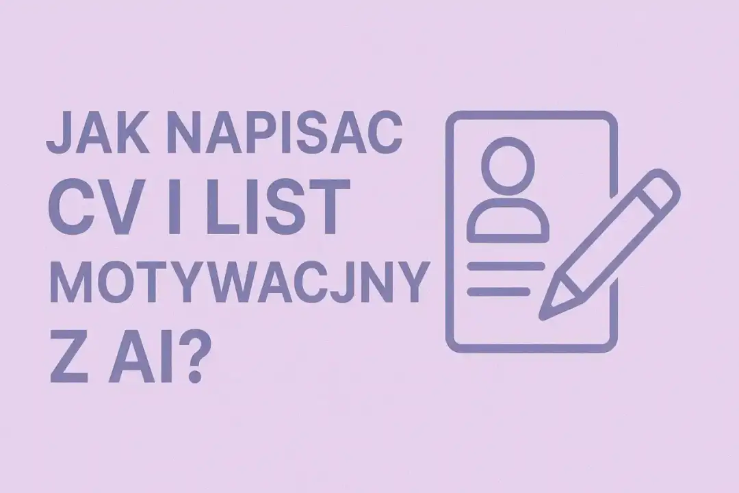 Jak wykorzystać ChatGPT do napisania idealnego CV i listu motywacyjnego? Grafika przedstawia ikonę dokumentu z ołówkiem, symbolizującą tworzenie profesjonalnych dokumentów aplikacyjnych.