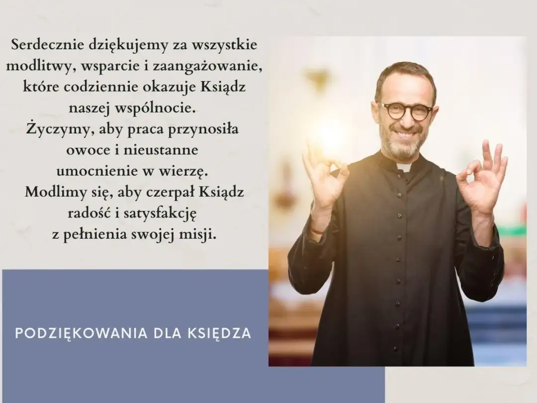 Jak podziękować księdzu? Taktownie, szczerze - gotowe teksty