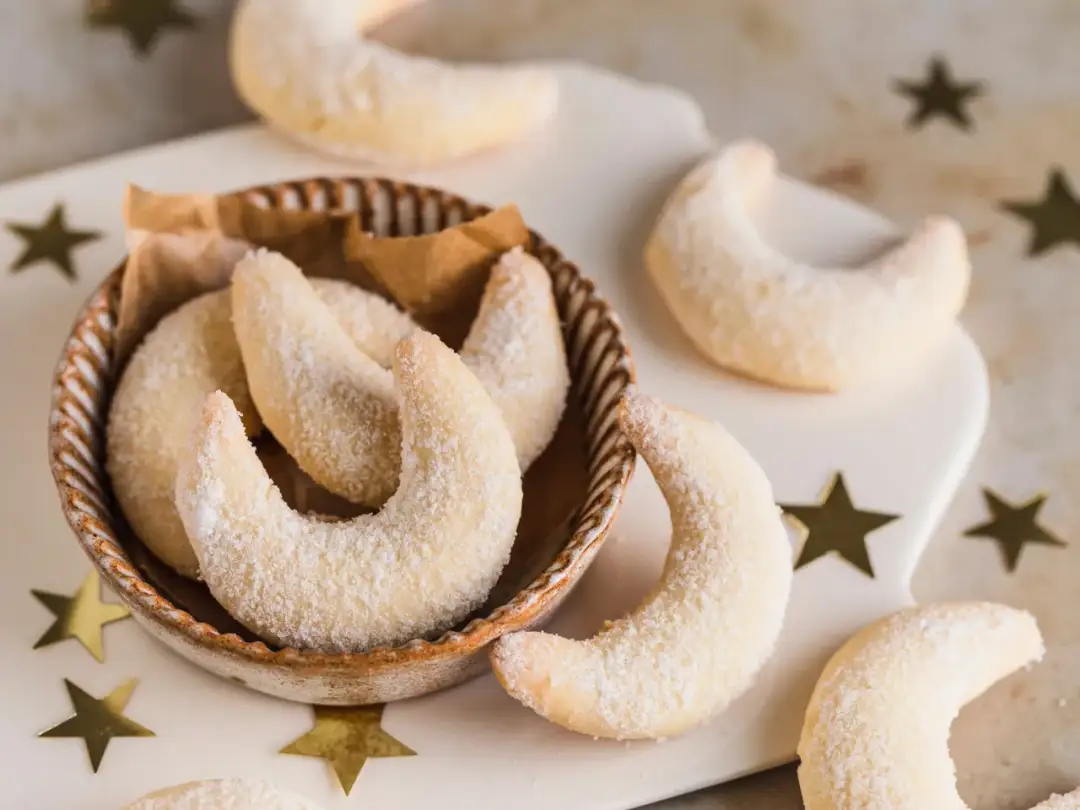 Vegane Vanillekipferl - So gelingen sie mürbe und ohne Bruch