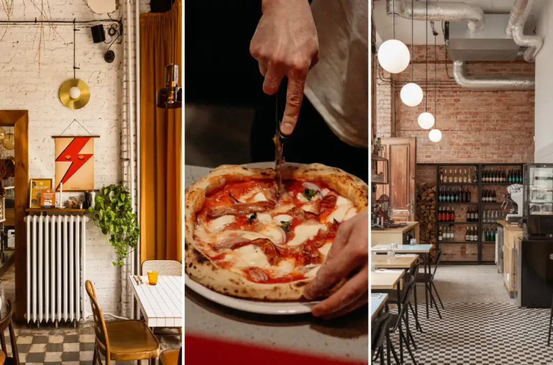Pizzeria muzyczna oddział śródmieście: stylowe wnętrza, pyszna pizza i klimatyczne detale.