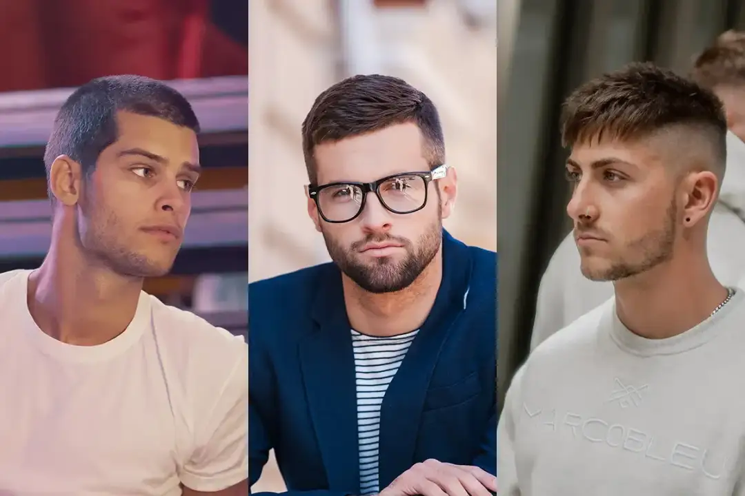 Krótkie fryzury dla mężczyzn: 5 cięć bez układania