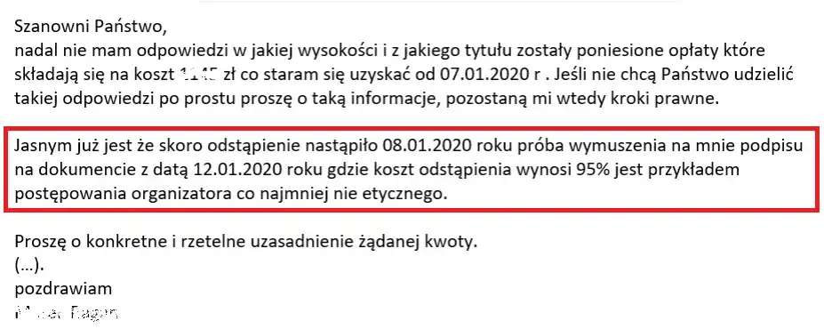 Jak napisać odwołanie od reklamacji biura podróży i odzyskać pieniądze