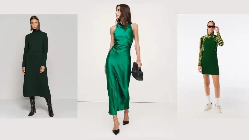 Vestido verde oscuro: ¿qué zapatos elegir para cada ocasión?