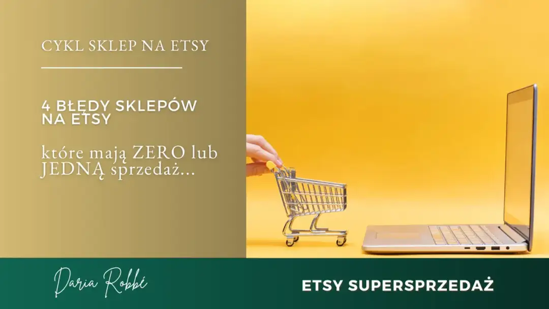 Jak sprzedawać na Etsy - Poznaj plan na start i uniknij błędów