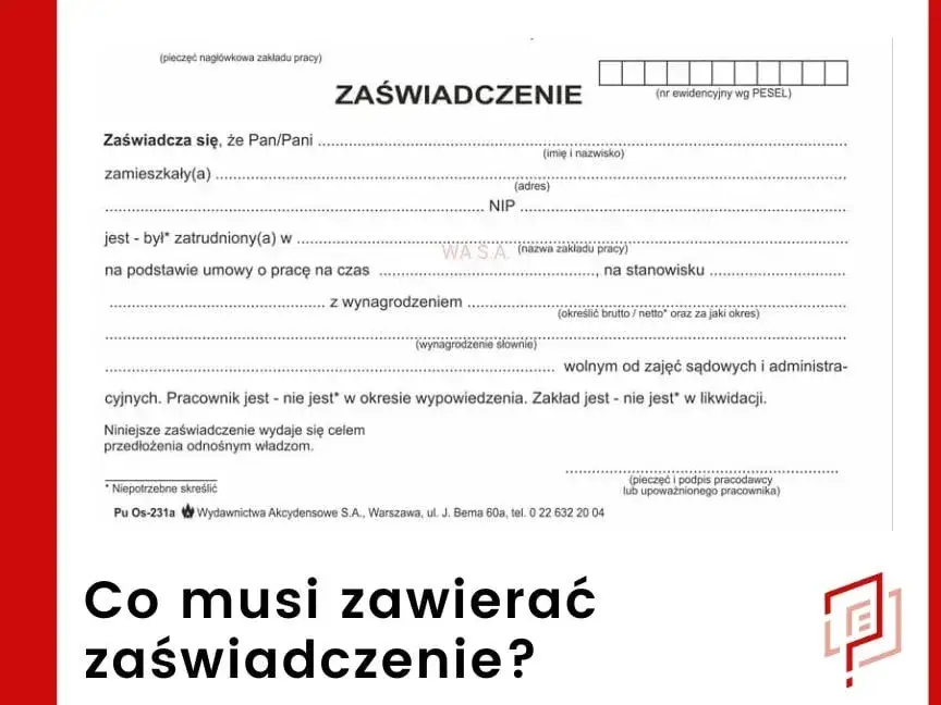 Ważność zaświadczenia o zatrudnieniu: ile dni jest aktualne?