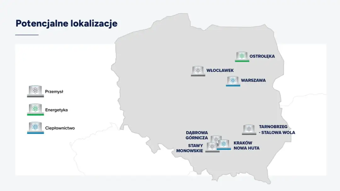 Gdzie powstaną elektrownie jądrowe w Polsce? Poznaj lokalizacje