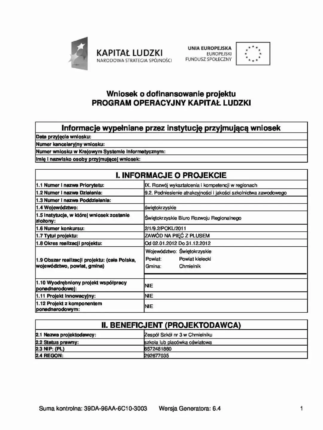 Kto pomoże wypełnić wniosek o dofinansowanie i uniknąć błędów?