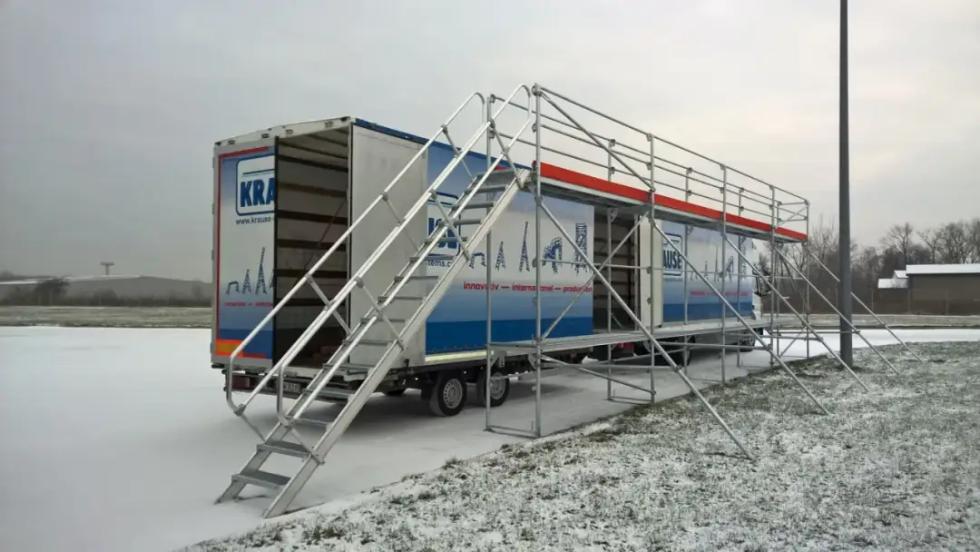 Bezpieczne systemy rusztowań do odśnieżania pojazdów – uniknij zagrożeń