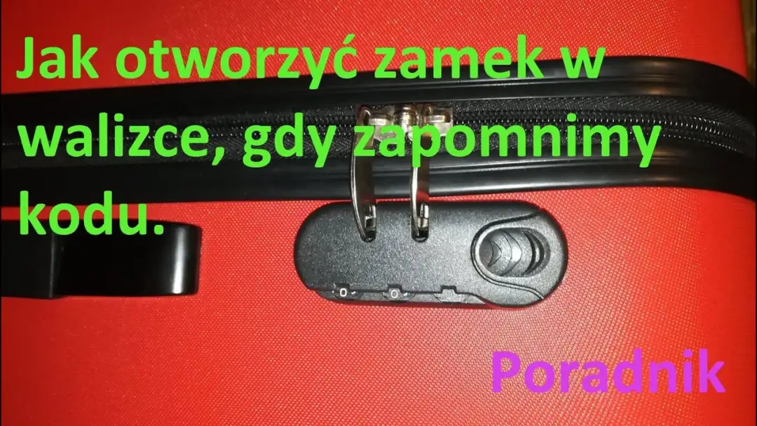 Jak otworzyć zamek TSA w walizce bez klucza i co zrobić, gdy zapomnisz kodu