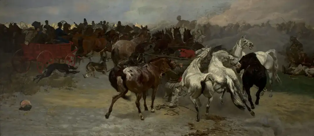 Józef Chełmoński: "Konie", "Bociany" i inne znane obrazy malarza